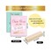 Gersoniel 15 Pieces Inspirational Quote Desk Card with 2 Pieces Wooden Block Desk Stands, Stamped Display Cards Colored Positive Affirmations Card Motivational Display Card for Women Office Desk (Vivi