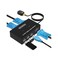 DGODRT USB VGA KVM Switch for 2 PC Sharing 1 Video Monitor and 3 USB Devices, Keyboard Mouse Scanner Printer, for Laptop PC Windows Mac OS System.
