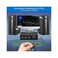 DGODRT USB VGA KVM Switch for 2 PC Sharing 1 Video Monitor and 3 USB Devices, Keyboard Mouse Scanner Printer, for Laptop PC Windows Mac OS System.