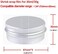 SZCJMYKJ 200Pcs Heat Shrink Wrap Film for 30g/1oz Aluminum Jar Tin, Shrink Seal Bands, Easy to Use, Make Products More Professional (For 30g Aluminum Jar.