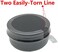 SZCJMYKJ 200Pcs Heat Shrink Wrap Film for 30g/1oz Aluminum Jar Tin, Shrink Seal Bands, Easy to Use, Make Products More Professional (For 30g Aluminum Jar.
