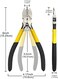 BOOSDEN 6. 5" Wire Cutters, 2 Pack, Wire Flush Cutters,Precision Side Cutter,Spring Loaded Cutting Pliers,Small Wire Cutters,Dikes Wire Cutters for Artificial Flowers and Crafting.