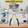 BOOSDEN 6. 5" Wire Cutters, 2 Pack, Wire Flush Cutters,Precision Side Cutter,Spring Loaded Cutting Pliers,Small Wire Cutters,Dikes Wire Cutters for Artificial Flowers and Crafting.