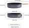 Fire-Maple Nonstick Camping Frying PanDurable Lightweight Camp Cookware for Cooking Egg SteakOmelette Pan Griddle Tableware with Folding HandlePortable Backpacking Skillet 0. 9 Litre.