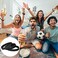 Jovitec 12 Pieces Rubber Bracelets, Solid Color Silicone Wristbands, Multi-Pack Blank Wristbands Bracelets for Events Rubber Bands Party, Silicone Rubber,.