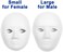 CALPALMY 14 Pack 2 Sizes Paper Mache Masks - Create Artistic Craft Projects from Wall Decorations to Theater and Halloween Costumes; Party, Masquerade Parties and Classroom Art White.