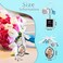 Junkin 2 Pieces Wedding Bouquet Charm Bridal Bouquet Photo Charm Lacy Oval Bridal Charm Memorial Angel Photo Charm You are Always in My Heart Charm for Wedding Bridal Shower Engagement Party Decor.