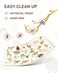 Babebay Disposable Stick-on Placemats 40 Pack for BabyKids, Restaurant Table Mats 12" x 18" Sticky Place Mats, Toddler Baby Placemat, Animal Alphabet Theme.