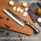 Purple Dragon Chef Knife Meat and Vegetable Cleaver Hand Forged Boning 8. 5 Inch Full Tang Design High Carbon Steel Kitchen for Home Restaurant.