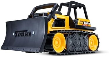 Tonka - Steel Classics Bulldozer, Frustration-Free Packaging (FFP.
