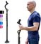 Honmido Walking Cane Foldable for MenWomen Seniors for Balance,Self Standing Folding Cane,Height Adjustable Anti-Slip Lightweight Alloy Walking Stick Collapsable for Travel Mobility Aid.