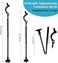 Honmido Walking Cane Foldable for MenWomen Seniors for Balance,Self Standing Folding Cane,Height Adjustable Anti-Slip Lightweight Alloy Walking Stick Collapsable for Travel Mobility Aid.