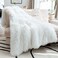 JONIYEAR Extra 2. 8" Long Hair Fluffy Faux Fur Throw Blanket 50" x 60", Luxury Soft Decorative Fuzzy Furry Blanket for Couch, Cozy Plush Shaggy Blankets for Sofa Bed, Cute Lovely Blanket for Pet, Whit