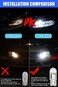 مصابيح TORYOR 194 LED بيضاء 6000K عبوة من 30 مصباحًا، 168 2825 W5W T10 Wedge COB LED بديلة خالية من الأخطاء لمصابيح قبة السيارة ومصابيح الخريطة ومصابيح الأبواب ومصابيح لوحة الترخيص.