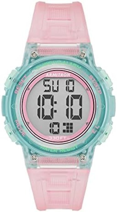 Armitron Sport Women's Digital Chronograph Resin Strap Watch, 45/7086.