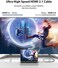 Silkland 8K HDMI ARC/eARC Cable 2. 1 for Soundbar 3. 3ft, 8K@60Hz, 4K@120Hz Ultra High Speed HDMI Cord for Gaming, 48Gbps, HDR10, HDCP 2. 22. 3 Compatible for Vizio Samsung Bose Sound bar, UHD TV,Blu-