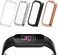Hianjoo 4-PCS Screen Protectors Compatible with Fit Bit Luxe, Soft TPU Full Protective Smartwatch Case Replacement with Fit Bit Luxe.