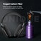 MONOCARBON Real Carbon Fiber for Airpods MAX case cover Ultra ProtectiveLightweight - Forged Matte Black.