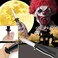 GUDVES Retractable Plastic Knife Prop Costume Disappearing Dagger Knife Fake Trick Gadget Toy For Halloween Fools Day Party (3 PCS A.