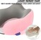 GOTDYA Travel Pillow,Travel Neck Pillows for Sleeping,100% Pure Memory Foam Soft ComfortSupport Pillow for Airplane/Car/OfficeHome Rest Use-Pink.
