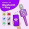 Move2Play Kidz Bop Karaoke Microphone Gift, The Hit Music Brand for Kids, Toy for 4, 5, 6, 7, 8, 9, 10 Year Old Girls and Boys, Purple.