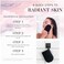 Seraphic Skincare Korean Exfoliating Mitt - Facial Exfoliating Scrub, Exfoliator Gloves - Face Cleaning Mitten, Self Exfoliator Glove - Chemical-Free Exfoliation, Dead Skin Remover, Acne Prevention.