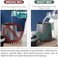 BosilunLife Foam Hand Soap Dispenser - 12 oz, Grey Ceramic Foaming Soap Dispenser.