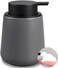BosilunLife Foam Hand Soap Dispenser - 12 oz, Grey Ceramic Foaming Soap Dispenser.