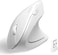 Perixx PERIMICE-713W Ergonomic Vertical Wireless Mouse - Adjustable DPI, 6-Button Design, Long-Range Connectivity, Right-Handed Use, White.