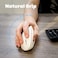 Perixx PERIMICE-713W Ergonomic Vertical Wireless Mouse - Adjustable DPI, 6-Button Design, Long-Range Connectivity, Right-Handed Use, White.