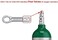 iGuerburn 2 Pack Small Heavy Duty Metal Oxygen Cylinder Tank Wrench O2 Key with Lanyard Cable Chain for CGA 870 Standard Post Valves for Sizes M2 A(M4B(M6ML6 C(M9D(M15JD(M22and E(M24.