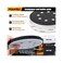 POLIWELL 5 Inch Sanding Discs Hook and Loop 8 Hole Heavy Duty Silicon Carbide Sandpaper 2000 3000 4000 5000 7000 10000 Grit with Interface Pad for Wet/Dry Sanding Grinder Polishing,30 Pack.