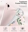 جراب MoKo يناسب جهاز iPad Mini 7 الجديد (A17 Pro2024)، جراب iPad Mini الجيل السادس 2021 (8.3 بوصة)، جراب iPad Mini 6، غطاء خلفي ناعم من مادة TPU شفافة غير لامعة لجهاز iPad Mini 7، زهور عطرة.