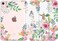 جراب MoKo يناسب جهاز iPad Mini 7 الجديد (A17 Pro2024)، جراب iPad Mini الجيل السادس 2021 (8.3 بوصة)، جراب iPad Mini 6، غطاء خلفي ناعم من مادة TPU شفافة غير لامعة لجهاز iPad Mini 7، زهور عطرة.