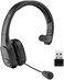 COMEXION Trucker Bluetooth Headset V5. 0, Wireless Headphone with Noise CancelingMute Microphone for Cell Phones, On Ear Bluetooth Headphone with WirelessWired Mode for Trucker, Home Office, Skype.