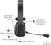 COMEXION Trucker Bluetooth Headset V5. 0, Wireless Headphone with Noise CancelingMute Microphone for Cell Phones, On Ear Bluetooth Headphone with WirelessWired Mode for Trucker, Home Office, Skype.