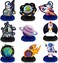Marspark 9 Pcs Outer Space Themed Honeycomb Centerpiece Outer Space Decorations Birthday Party Table Toppers Double Sided Table Decorations Planet Rocket Astronaut Ufo Solar System Party Supplies.