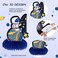 Marspark 9 Pcs Outer Space Themed Honeycomb Centerpiece Outer Space Decorations Birthday Party Table Toppers Double Sided Table Decorations Planet Rocket Astronaut Ufo Solar System Party Supplies.