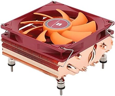 Thermalright AXP-90 X47 Full Copper Low Profile CPU Air Cooler with Quite 90mm TL-9015R PWM Fan, 4 Heat Pipes, 47mm Height, for AMD AM4/Intel LGA 1150/1151/1155/1156/1200.