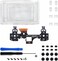 eXtremeRate Whole Tactile Clicky Kit for PS4 Controller Shoulder Face Dpad Buttons, Custom Flashshot Button Stop Flex Cable, Mouse Click Kit for PS4 Controller CUH-ZCT2 JDM-040/050/055.