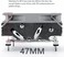 Thermalright AXP-90 X47 Low Profile CPU Air Cooler with Quite 90mm TL-9015 PWM Fan, 4 Heat Pipes, 47mm Height, for AMD AM4/Intel LGA 1150/1151/1155/1156/1200 (AXP-90 X47.