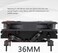 Thermalright AXP-90 X36 Black Low Profile CPU Air Cooler with Quite 90mm TL-9015B PWM Fan, 4 Heat Pipes, 36mm Height, for AMD AM4/Intel LGA 1150/1151/1155/1156/1200 (AXP-90 X36 Black.