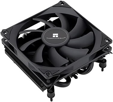 Thermalright AXP-90 X36 Black Low Profile CPU Air Cooler with Quite 90mm TL-9015B PWM Fan, 4 Heat Pipes, 36mm Height, for AMD AM4/Intel LGA 1150/1151/1155/1156/1200 (AXP-90 X36 Black.