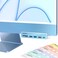 TWOPAN USB-C Multiport Adapter - 6-in-1 Hub for iMac 2024/2023/2021 - USB 3. 0 Ports, SD/MicroSD Card Readers, 7 Color Panels.