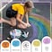 Loddie Doddie 50ct Bucket of Sidewalk Chalk- 8 Unique Colors- Long lasting Non-Toxic Jumbo Sticks- Reusable Bucket for hours of fun and creativity with easy clean up.