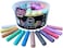 Loddie Doddie 50ct Bucket of Sidewalk Chalk- 8 Unique Colors- Long lasting Non-Toxic Jumbo Sticks- Reusable Bucket for hours of fun and creativity with easy clean up.