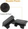Moonlinks Ram 1500 Stake Pocket Covers, Rear Truck Bed Rail Stake Pocket Cover Compatible with Dodge Ram 2019-2024(Set of 2.