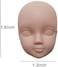DoubleWood 10pcs 1/6 Doll Head Soft Plastic Toy Doll Repainting Practice Makeup White Double-fold Eyelid DIY Heads for BJD Make Up.