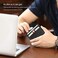 PSRAT 2PCS AirTag Case - Flex Credit Card Size Wallet Holder for AirTag, Purse, Handbag, Backpack, Clutch, Wristlet (Black.