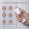 LONGWAY 1 Oz (30MLEmpty Refillable Airless Pump Bottle,Travel Foundation Containers,Airless Cosmetic Pump Bottle for Hand Sanitizer, Toner,Gel,Hair Oil, Lotion and Face Cream (Pack of 3, Frosted.